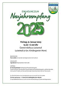 Neujahrsempfang des Bürgervereins Horn-Lehe am 31.01.2025 im Luisental 27