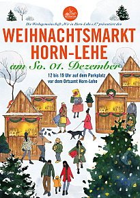 Weihnachtsmarkt am 01.12.24 vor dem Ortsamt Horn-Lehe